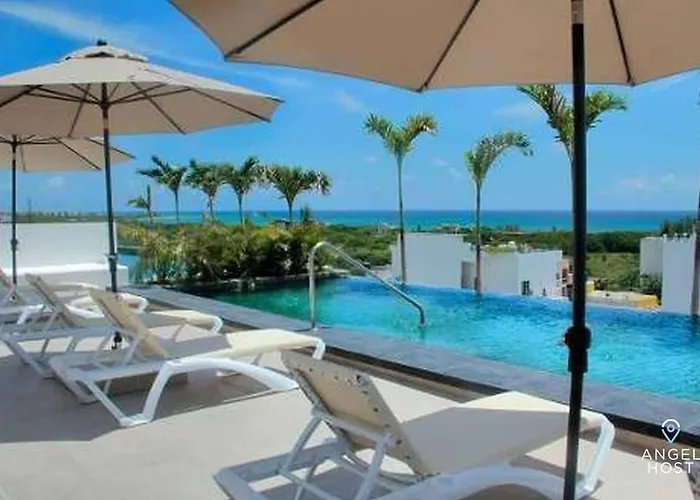 Apartament W Rooftop Pool, Coco Steps Playa del Carmen